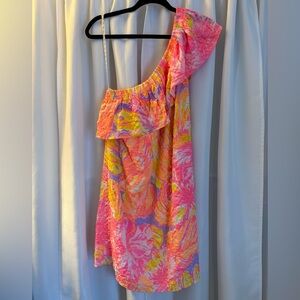 Lilly Pulitzer Vibrant One-Shoulder Dress